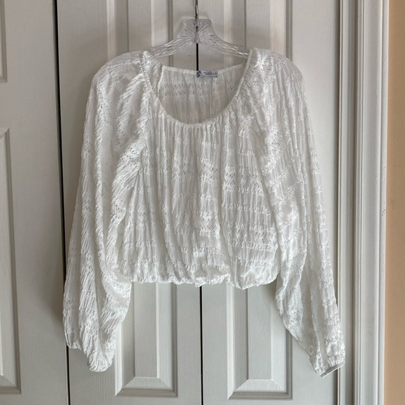 Zara cropped blouse - Picture 2 of 7